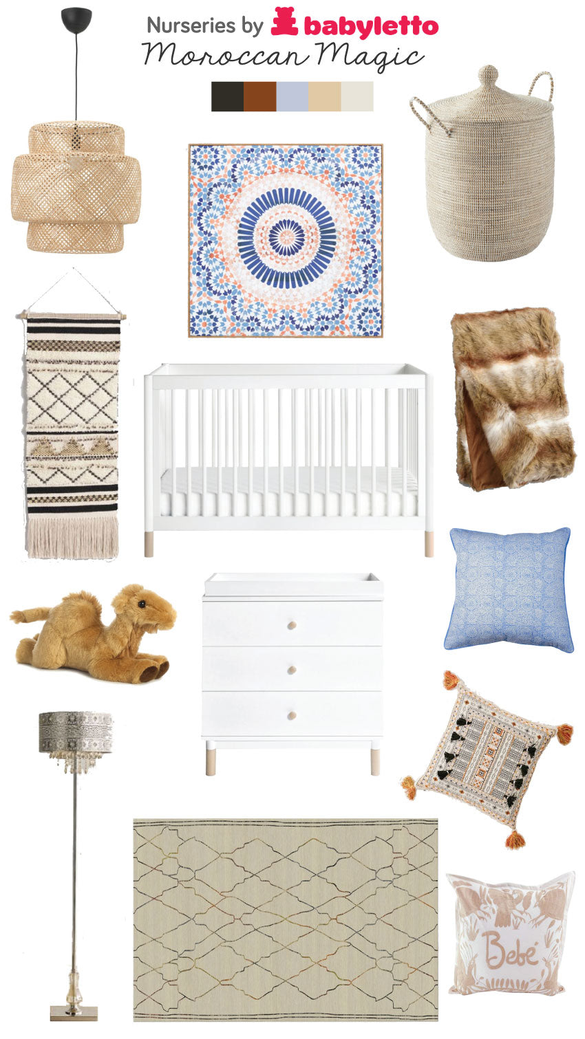 Moroccan Magic Nursery Styleboard – Babyletto