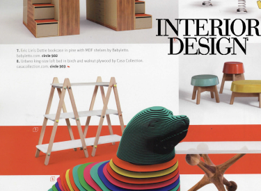 babyletto Dottie Storage and Bookcase featured in Interior Design Magazine