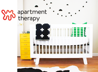 babyletto Hudson Crib spotlight in Apartment Therapy