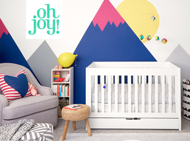 babyletto Mercer Crib featured in Oh Joy Nursery Emily Henderson