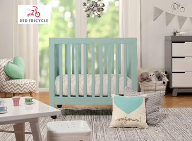 babyletto Origami Mini Crib featured in Red Tricyle Best Baby Cribs for Every Budget