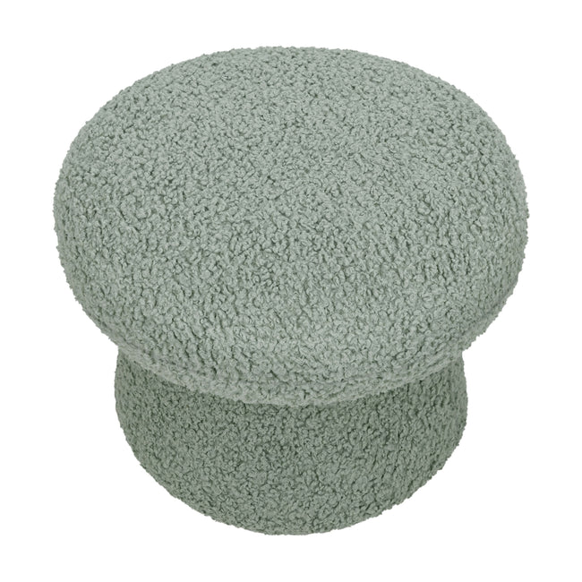 M31685ST,Babyletto Kids,Mushroom Pouf in Sage Teddy Loop
