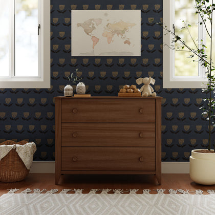 M10323NL,Babyletto,Sprout 3-Drawer Changer Dresser in Natural Walnut