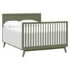 M15901OL,Babyletto,Palma Mid-Century 4-in-1 Convertible Crib w/Toddler Bed Conversion in Olive