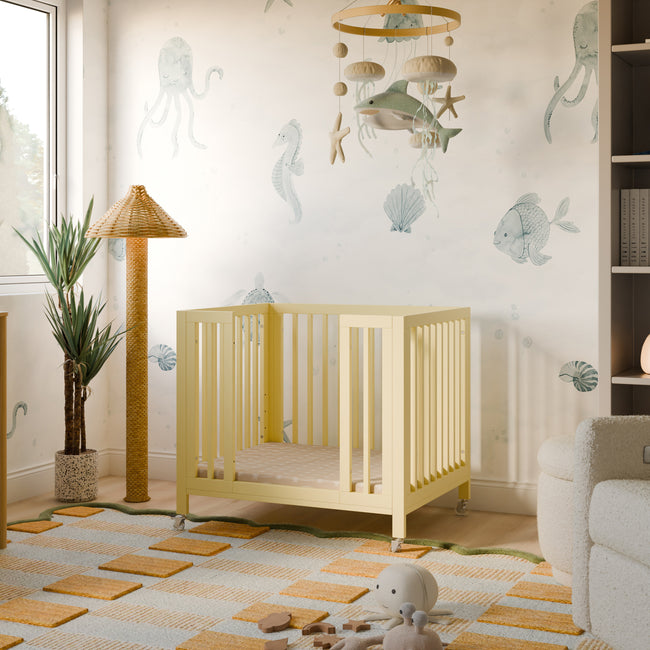 M30879PY,Babyletto,Rolli Midi Conversion Kit in Pale Yellow