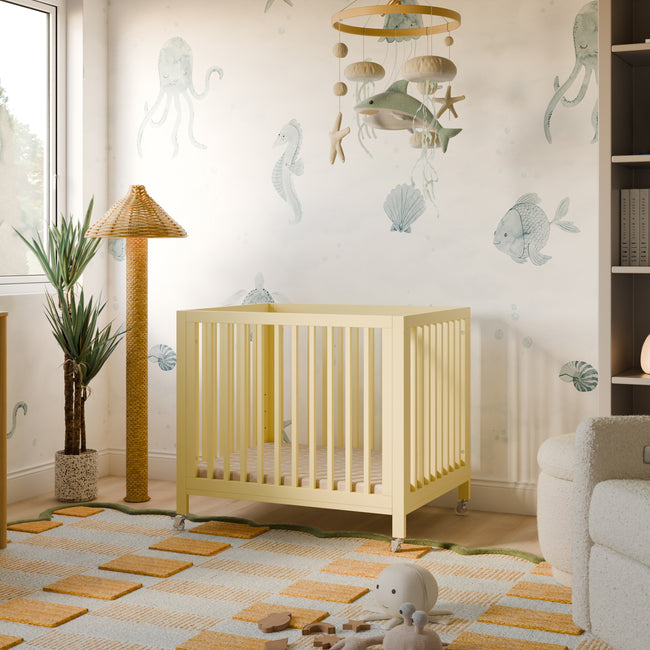 M30879PY,Babyletto,Rolli Midi Conversion Kit in Pale Yellow