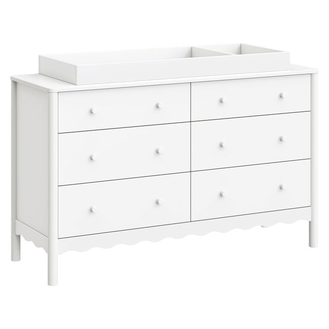 M27916W,Babyletto,Swell 6-Drawer Assembled Dresser in White