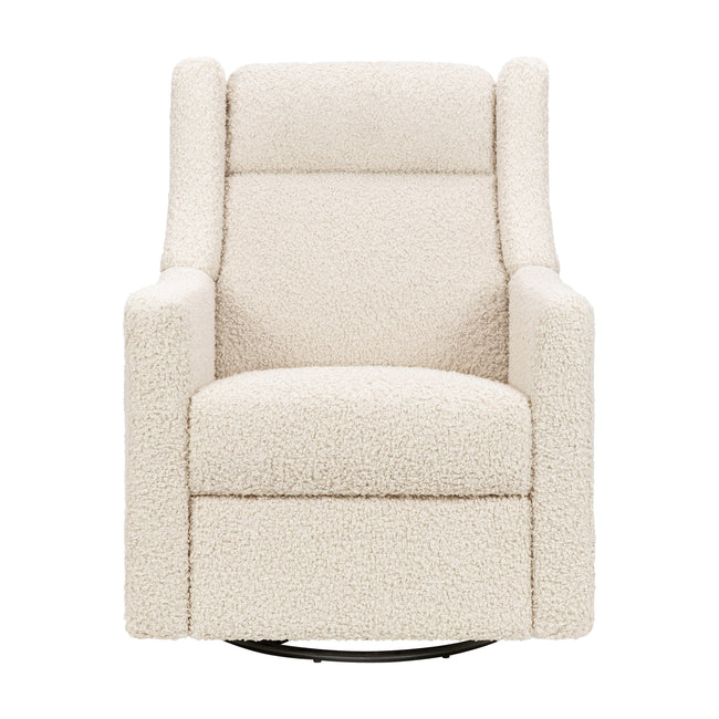 M11283AT,Babyletto,Kiwi Deluxe Power Glider Recliner w/Heat&Massage in Almond Teddy Loop