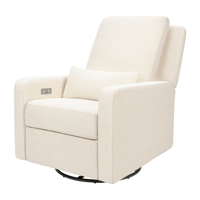 M23085PWB,Babyletto,Sigi Glider Recliner w/ Electronic Control and USB in Performance Ivory Boucle