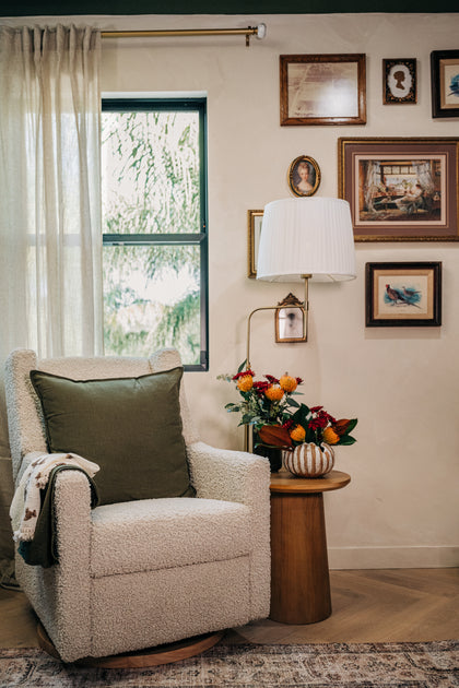 image of Kiwi Recliner in Almond Teddy Loop