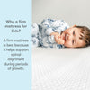 999-1602-WHT, Newton Kids' Twin Mattress | Final Sale, image of newton crib mattress