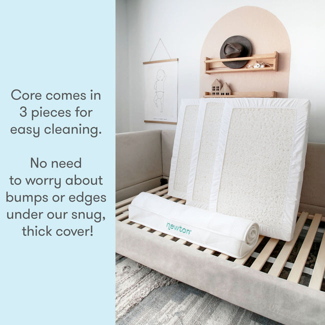 999-1602-WHT, Newton Kids' Twin Mattress | Final Sale, image of newton crib mattress