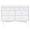 M15916W,Babyletto,Palma 7-Drawer Double Dresser  Assembled in White