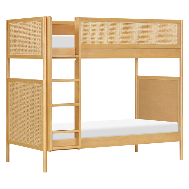M25994HYNC,Babyletto Kids,Bondi Cane Convertible Bunk Bed in Honey