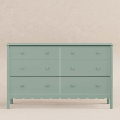 M27916LS,Babyletto,Swell 6-Drawer Assembled Dresser in Light Sage