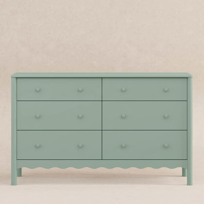 M27916LS,Babyletto,Swell 6-Drawer Assembled Dresser in Light Sage