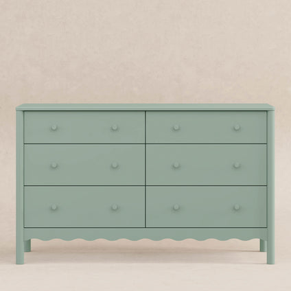 M27916LS,Babyletto,Swell 6-Drawer Assembled Dresser in Light Sage