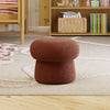 M31585RT,Babyletto Kids,Mini Mushroom Pouf in Rouge Teddy Loop