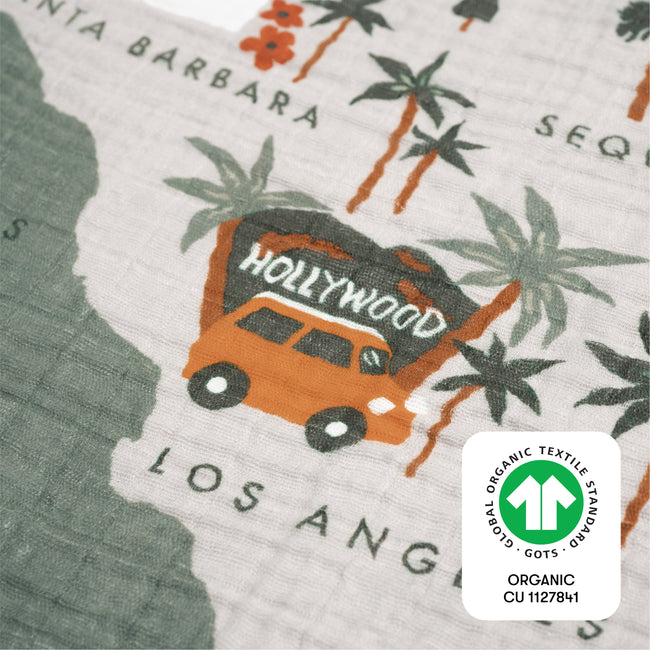 T29339,Babyletto,California Muslin Quilt in GOTS Certified Organic Cotton