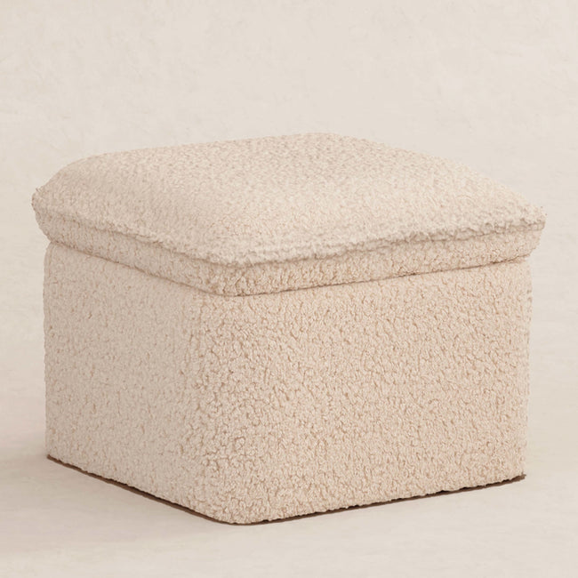 M20985CSG,Babyletto,Cali Storage Ottoman in Chai Shearling