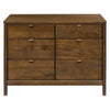 M25616NL,Babyletto,Bondi 6-Drawer Assembled Dresser in Natural Walnut