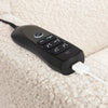 M11283AT,Babyletto,Kiwi Deluxe Power Glider Recliner w/Heat&Massage in Almond Teddy Loop