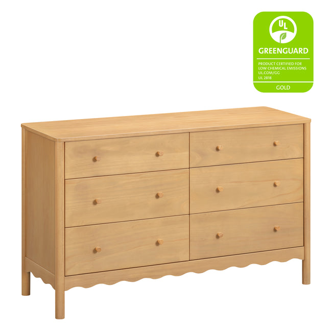 M27916HY,Babyletto,Swell 6-Drawer Assembled Dresser in Honey