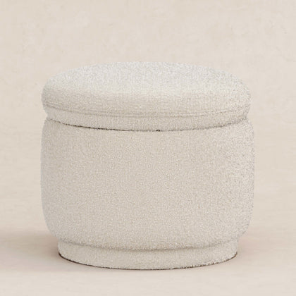 M22985WB,Babyletto,Enoki Storage Ottoman in Ivory Boucle