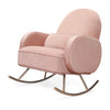 NW17087BPV,Nursery Works,Compass Rocker in Blush Velvet with Rose Gold Legs