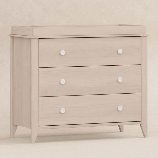 M10323NXW,Babyletto,Sprout 3-Drawer Changer Dresser in Washed Natural and White