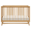 M15401HY,Babyletto,Peggy Mid-Century 3-in-1 Convertible Crib w/Toddler Bed Conversion Kit in Honey