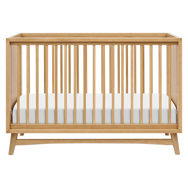 M15401HY,Babyletto,Peggy Mid-Century 3-in-1 Convertible Crib w/Toddler Bed Conversion Kit in Honey