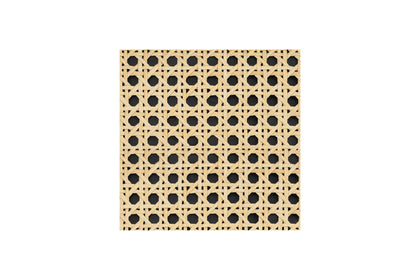 SWATCH235,Babyletto,Babyletto - Black w/ Octagonal Natural Cane (BNC) SWATCH