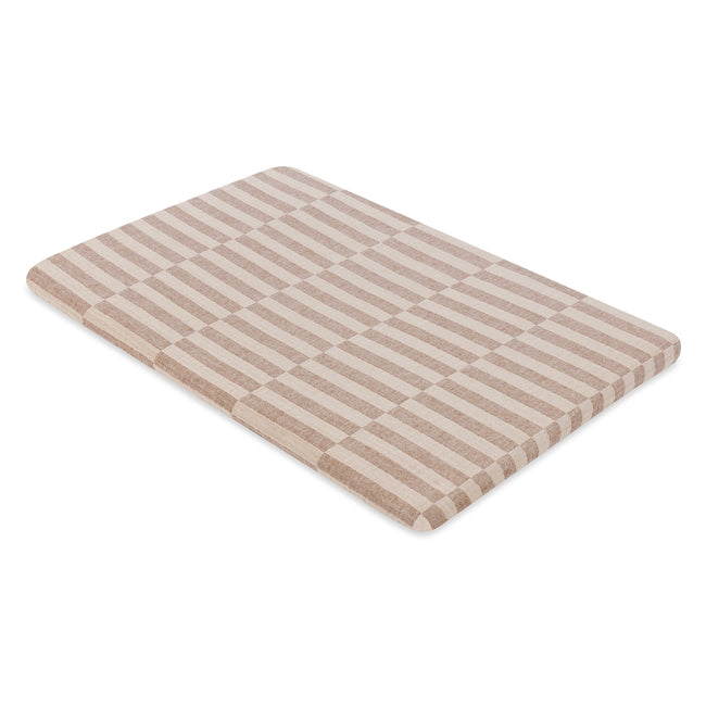 T30634,Babyletto,Cocoa Stripe Muslin All-Stages Bassinet Sheet in GOTS Certified Organic Cotton