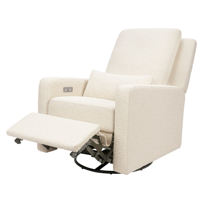 M23085PWB,Babyletto,Sigi Glider Recliner w/ Electronic Control and USB in Performance Ivory Boucle
