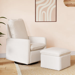 Cali Storage Ottoman in Eco-Performance Fabric | Water Repellent & Stain Resistant