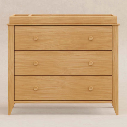 M10323HY,Babyletto,Sprout 3-Drawer Changer Dresser in Honey