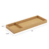 M0619HY,The MDB Family,Universal Wide Removable Changing Tray in Honey