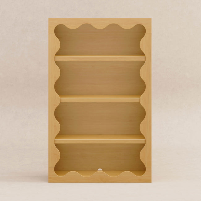 M31111HY,Babyletto Kids,Lido Wave Bookcase in Honey