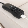M11283PCMEW,Babyletto,Kiwi Deluxe Power Glider Recliner w/Heat&Massage in Performance Cream Eco-Weave