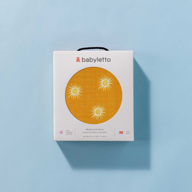 T26935,Babyletto,Golden Hour Muslin Crib Sheet in GOTS Certified Organic Cotton