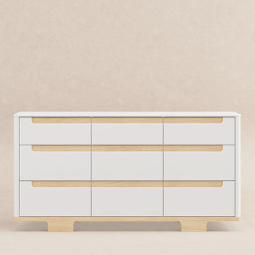 M23428WN,Babyletto,Yuzu 9-Drawer Dresser Assembled in White/Natural