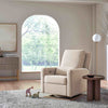 M23085PBEWLB,Babyletto,Sigi Glider Recliner w/ Electronic Control and USB in Performance Beach Eco-Weave w/Light Wood Base