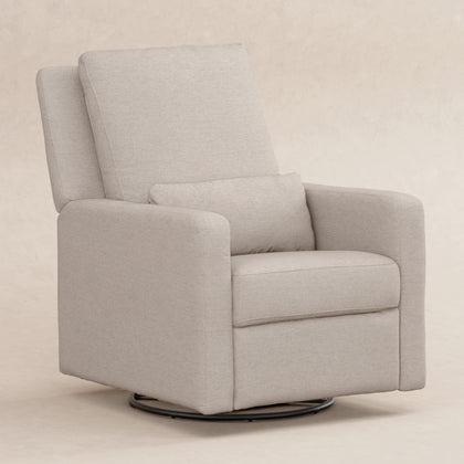 M23085PBEW,Babyletto,Sigi Glider Recliner w/ Electronic Control and USB in Performance Beach Eco-Weave