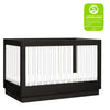 M8601KB,Babyletto,Harlow 3-in-1 Convertible Crib w/Toddler Bed Conversion Kit in Black/Acrylic