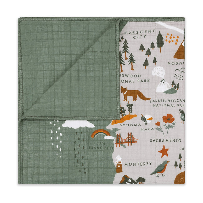 T29339,Babyletto,California Muslin Quilt in GOTS Certified Organic Cotton