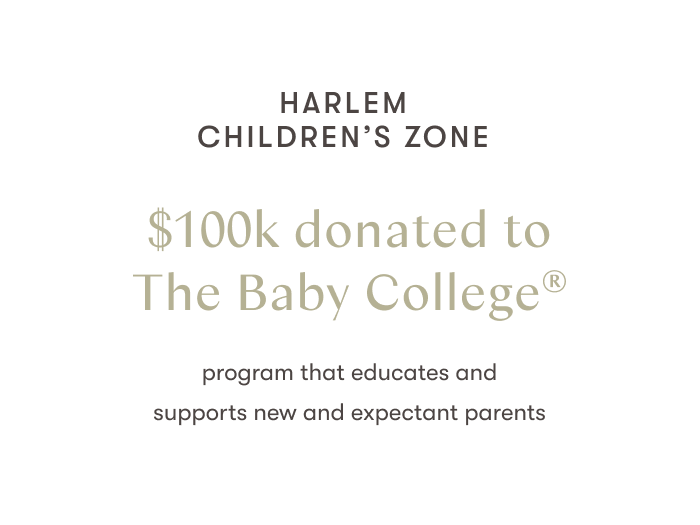 $100k donated to The Baby Collage