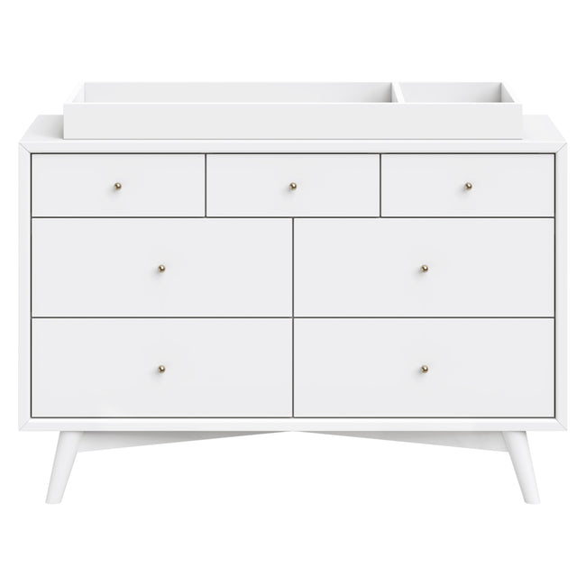 M15916W,Babyletto,Palma 7-Drawer Double Dresser  Assembled in White