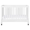 M6601W,Babyletto,Maki Full-Size Folding Crib w/Toddler Bed Conversion Kit in White Finish