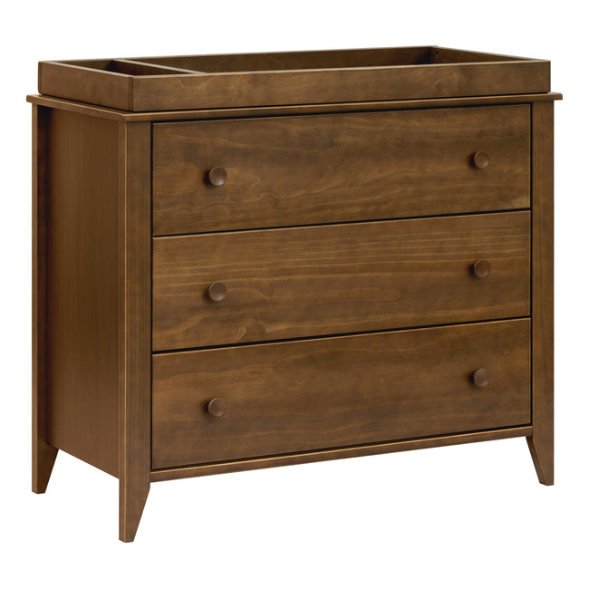 M10323NL,Babyletto,Sprout 3-Drawer Changer Dresser in Natural Walnut